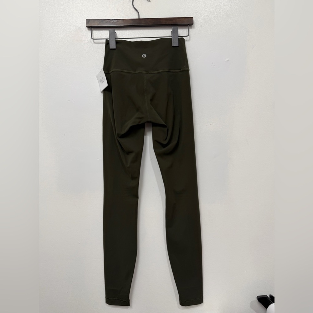 lululemon leggings - size 2 - dark green color